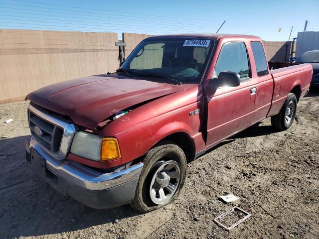 1FTYR44U94PA71319 - 2004 FORD RANGER SUPER CAB RED photo 1