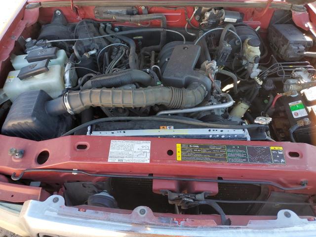 1FTYR44U94PA71319 - 2004 FORD RANGER SUPER CAB RED photo 11