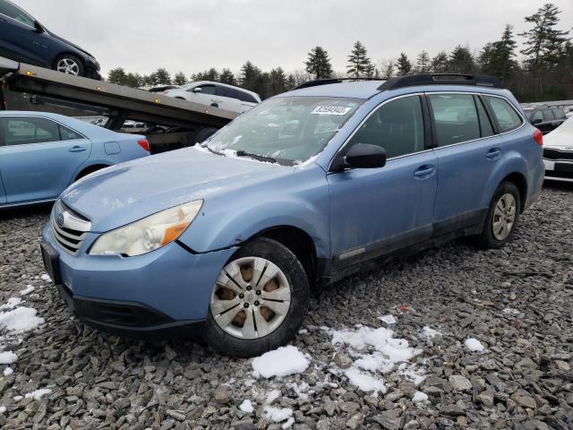 4S4BRBAC0B1398628 - 2011 SUBARU OUTBACK 2.5I BLUE photo 1