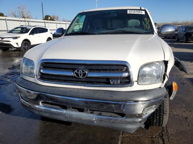 5TBBT441X2S227490 - 2002 TOYOTA TUNDRA ACCESS CAB თეთრი ფოტო 5