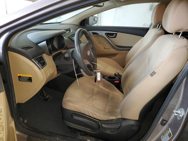 5NPDH4AE5DH272015 - 2013 HYUNDAI ELANTRA GLS BEIGE photo 7