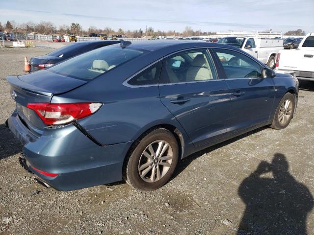 5NPE24AF6HH518347 - 2017 HYUNDAI SONATA SE BLUE photo 3