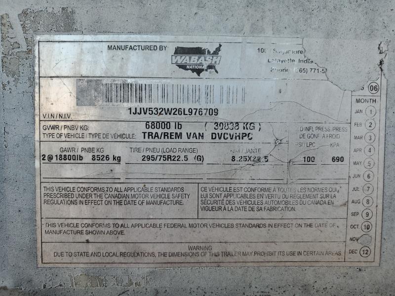 1JJV532W26L976709 - 2006 WABASH UNKNOWN SILVER photo 10