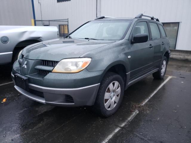 JA4LZ31F76U048825 - 2006 MITSUBISHI OUTLANDER LS GREEN photo 1