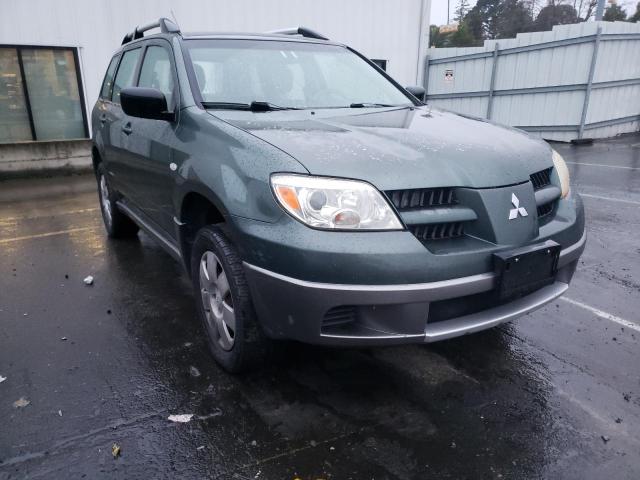 JA4LZ31F76U048825 - 2006 MITSUBISHI OUTLANDER LS GREEN photo 4