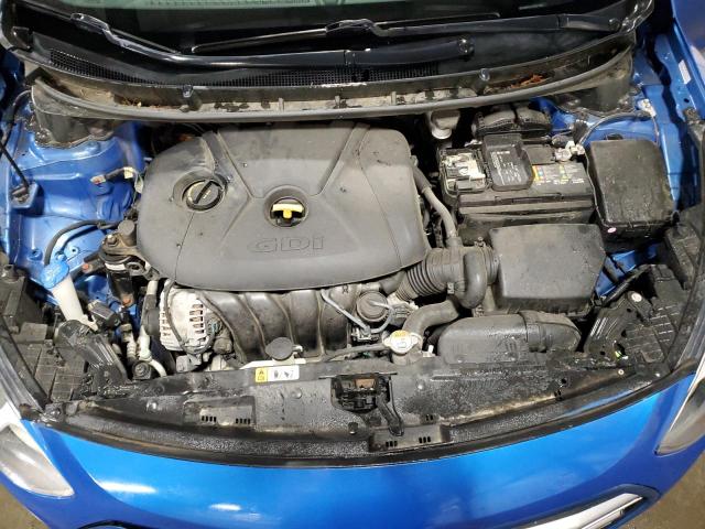 KMHD35LH7HU371082 - 2017 HYUNDAI ELANTRA GT BLUE photo 11