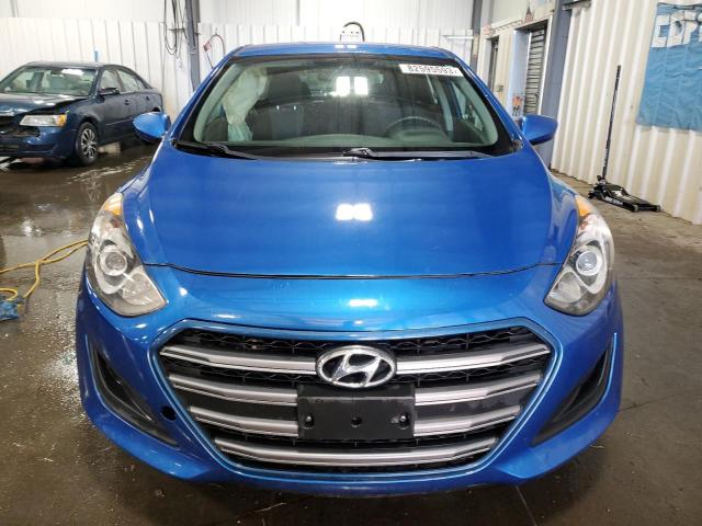 KMHD35LH7HU371082 - 2017 HYUNDAI ELANTRA GT BLUE photo 5