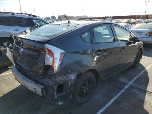 JTDKN3DU6F0466128 - 2015 TOYOTA PRIUS GRAY photo 3