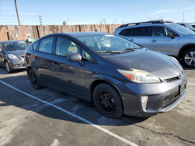 JTDKN3DU6F0466128 - 2015 TOYOTA PRIUS GRAY photo 4