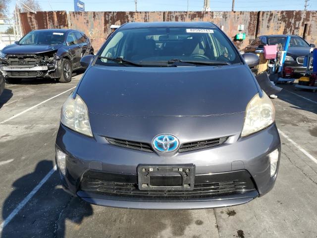 JTDKN3DU6F0466128 - 2015 TOYOTA PRIUS GRAY photo 5