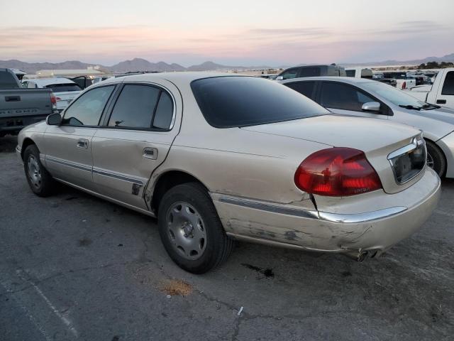 1LNHM97V9YY826366 - 2000 LINCOLN CONTINENTA BEIGE photo 2