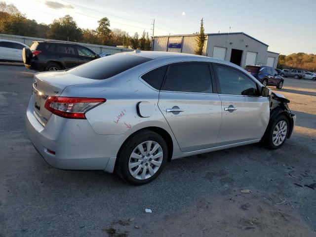 3N1AB7AP8EY295805 - 2014 NISSAN SENTRA S SILVER photo 3