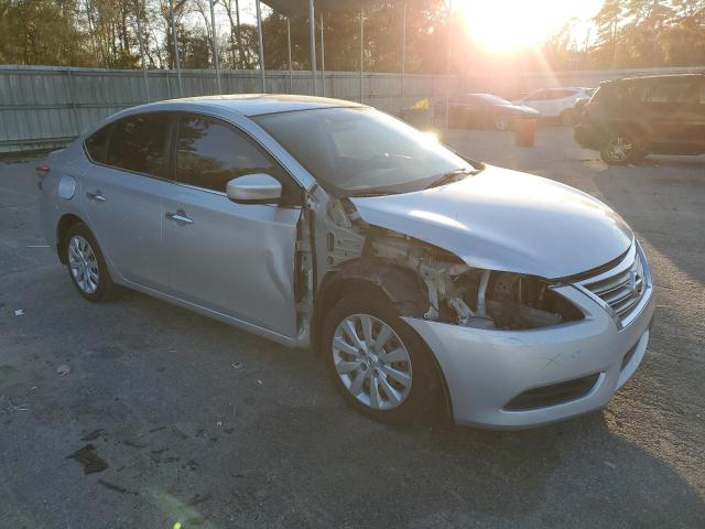 3N1AB7AP8EY295805 - 2014 NISSAN SENTRA S SILVER photo 4