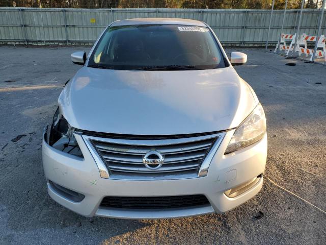 3N1AB7AP8EY295805 - 2014 NISSAN SENTRA S SILVER photo 5