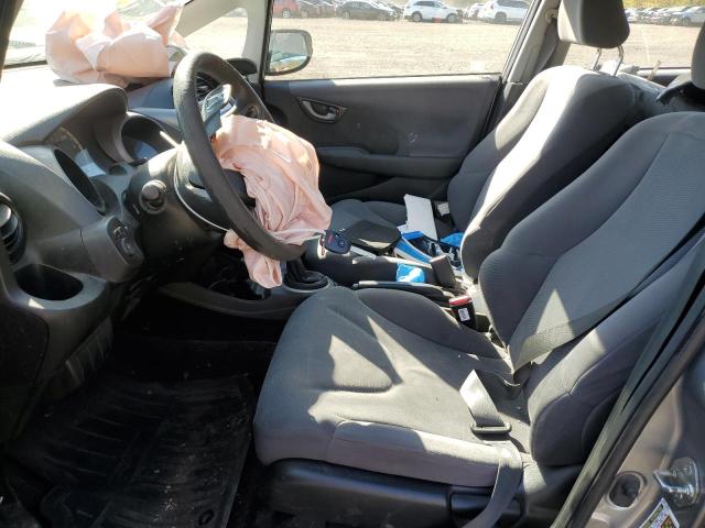 JHMGE8G20AC024299 - 2010 HONDA FIT GRAY photo 7