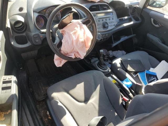 JHMGE8G20AC024299 - 2010 HONDA FIT GRAY photo 8