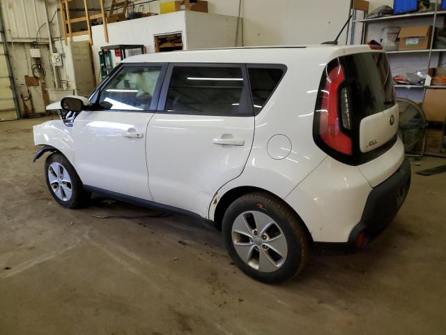 KNDJN2A22F7131643 - 2015 KIA SOUL WHITE photo 2