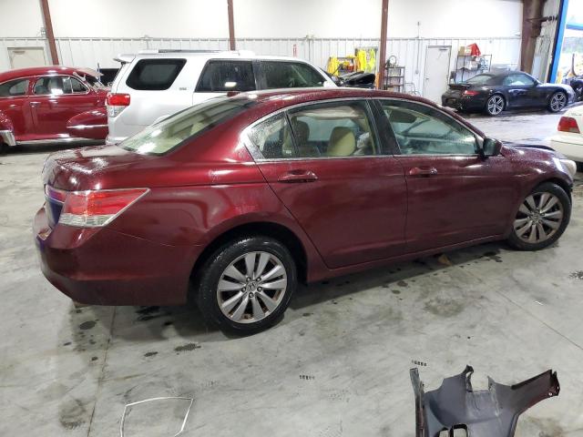 1HGCP2F80BA027991 - 2011 HONDA ACCORD EXL RED photo 3