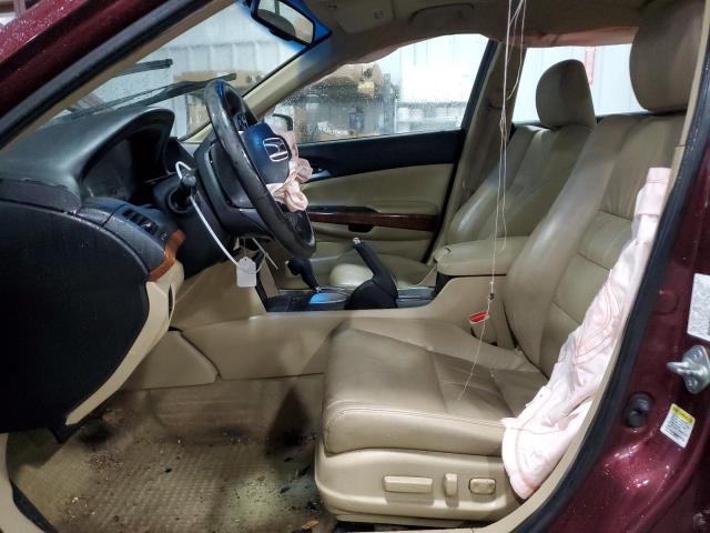 1HGCP2F80BA027991 - 2011 HONDA ACCORD EXL RED photo 7