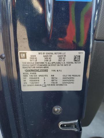 1GKKRNED9CJ233062 - 2012 GMC ACADIA SLE 蓝色 照片 13