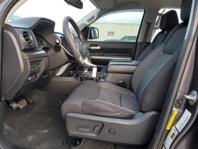5TFUW5F12KX777500 - 2019 TOYOTA TUNDRA DOUBLE CAB SR/SR5 GRAY photo 7
