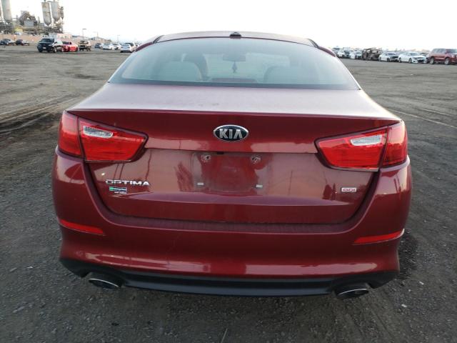 5XXGM4A78FG365118 - 2015 KIA OPTIMA LX RED photo 6