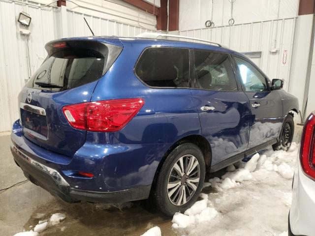 5N1DR2MN2HC676349 - 2017 NISSAN PATHFINDER S BLUE photo 3