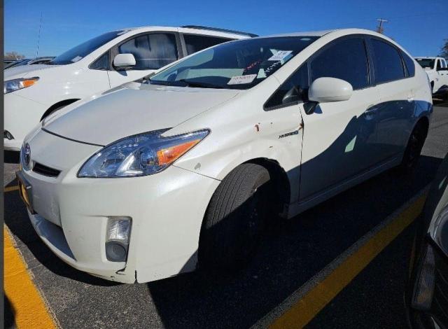 JTDKN3DU0A1007681 - 2010 TOYOTA PRIUS WHITE photo 2