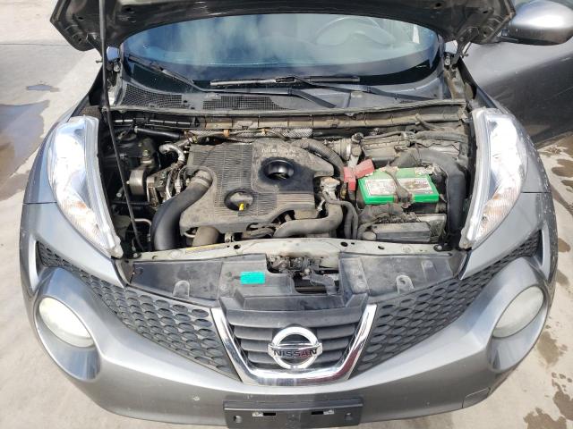 JN8AF5MRXET352876 - 2014 NISSAN JUKE S GRAY photo 11