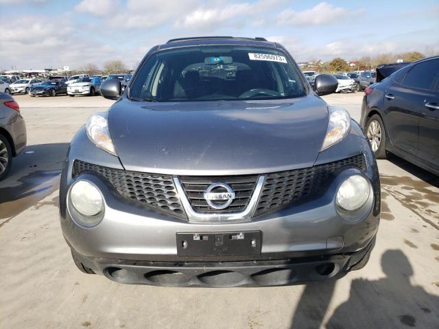 JN8AF5MRXET352876 - 2014 NISSAN JUKE S GRAY photo 5