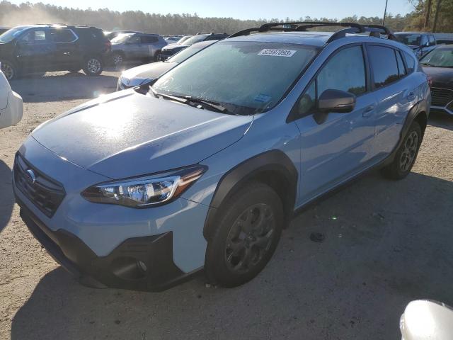 JF2GTHSC9MH265312 - 2021 SUBARU CROSSTREK SPORT TURQUOISE photo 1