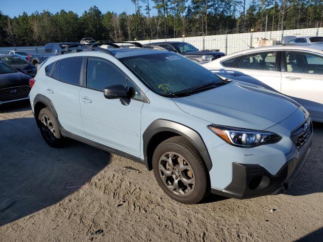 JF2GTHSC9MH265312 - 2021 SUBARU CROSSTREK SPORT TURQUOISE photo 4