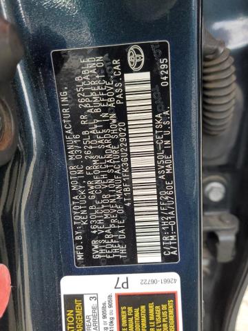 4T1BF1FK3GU229020 - 2016 TOYOTA CAMRY LE Siyah fotoğraf 12