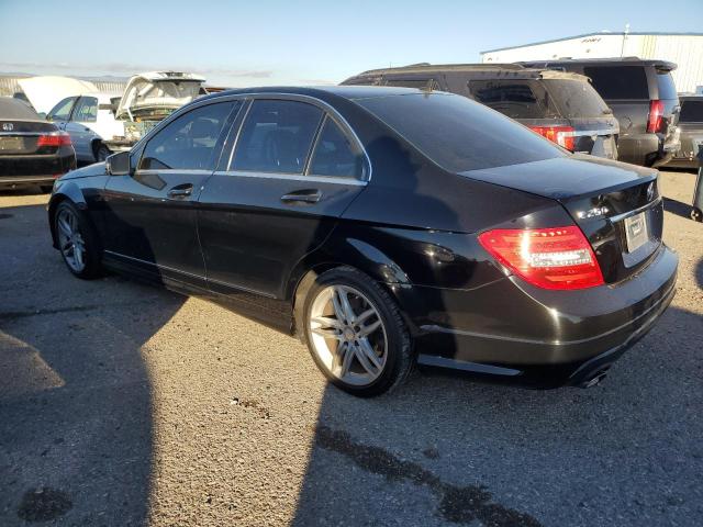 WDDGF4HB7EG254318 - 2014 MERCEDES-BENZ C 250 BLACK photo 2