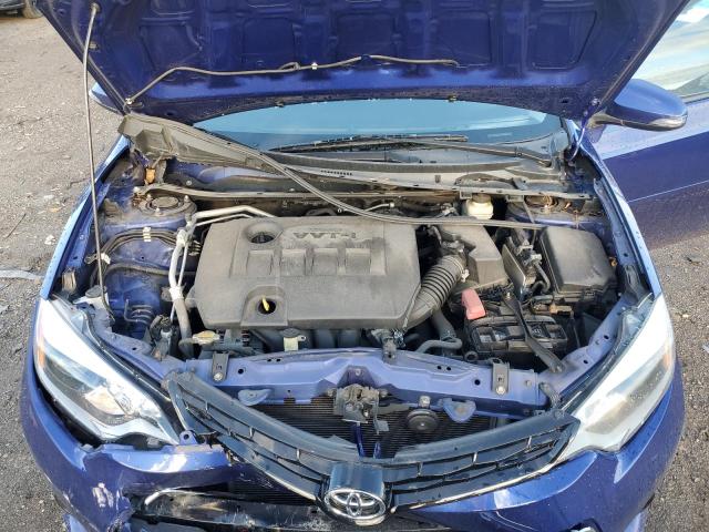 2T1BURHE2FC359253 - 2015 TOYOTA COROLLA L BLUE photo 11