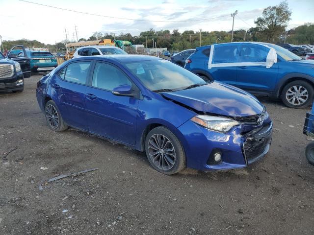 2T1BURHE2FC359253 - 2015 TOYOTA COROLLA L BLUE photo 4