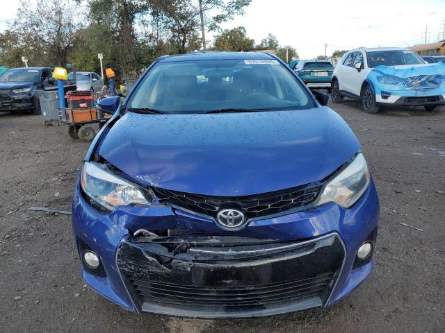 2T1BURHE2FC359253 - 2015 TOYOTA COROLLA L BLUE photo 5