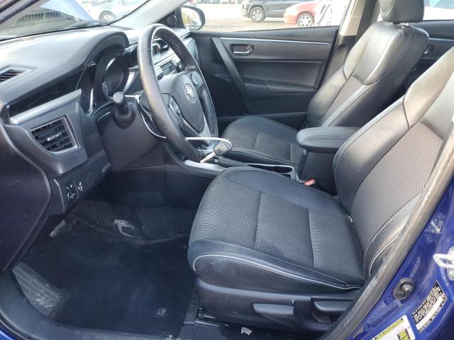 2T1BURHE2FC359253 - 2015 TOYOTA COROLLA L BLUE photo 7