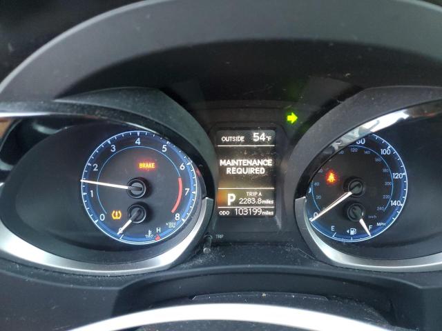 2T1BURHE2FC359253 - 2015 TOYOTA COROLLA L BLUE photo 9