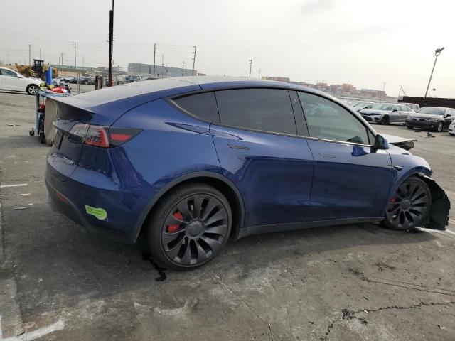 7SAYGDEFXPF702411 - 2023 TESLA MODEL Y BLUE photo 3