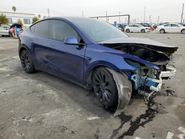 7SAYGDEFXPF702411 - 2023 TESLA MODEL Y BLUE photo 4