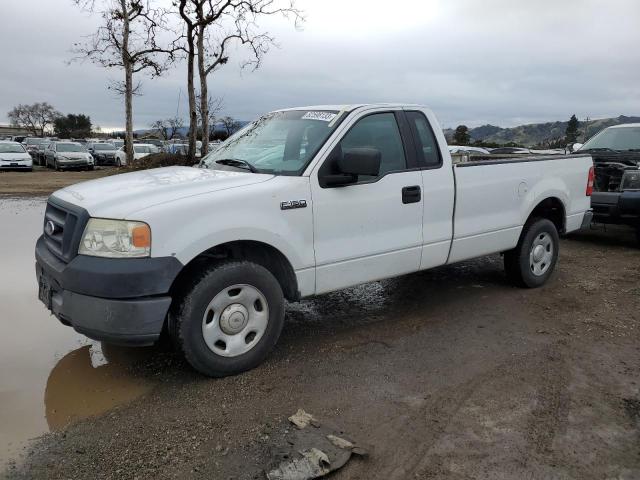 1FTVF12535NC10461 - 2005 FORD F150 WHITE photo 1