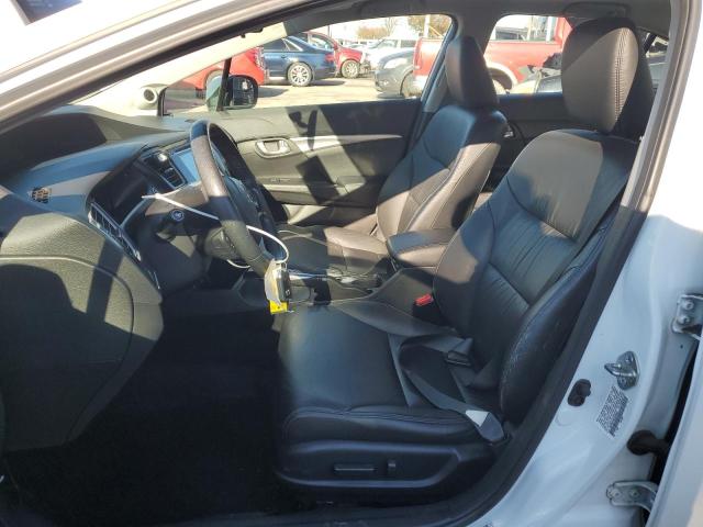19XFB2F98EE030951 - 2014 HONDA CIVIC EXL თეთრი ფოტო 7