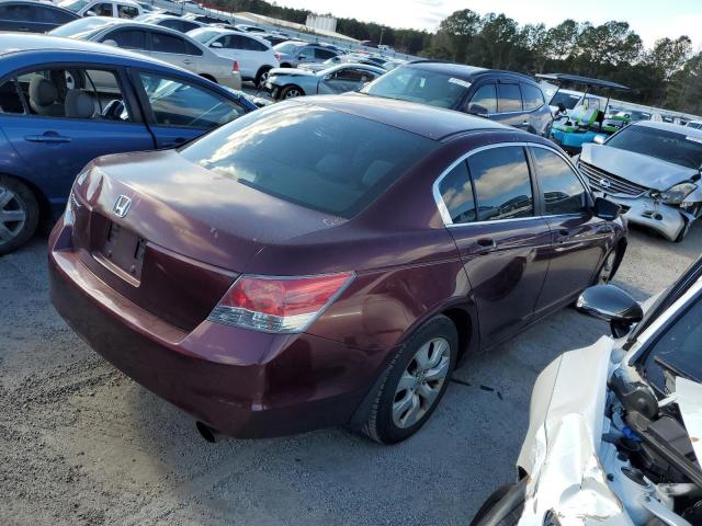 1HGCP26798A105636 - 2008 HONDA ACCORD EX MAROON photo 3