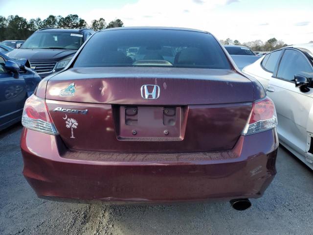 1HGCP26798A105636 - 2008 HONDA ACCORD EX MAROON photo 6