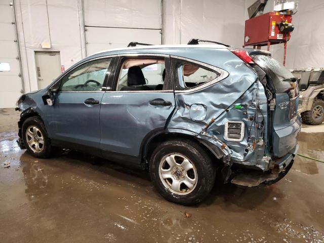 2HKRM4H30EH601419 - 2014 HONDA CR-V LX BLUE photo 2