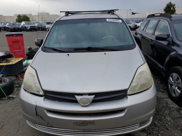 5TDZA23C15S243343 - 2005 TOYOTA SIENNA CE GRAY photo 5