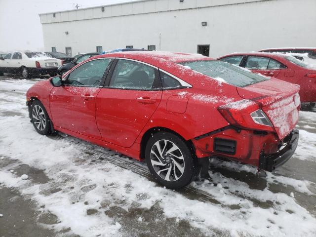 2HGFC2F72GH527563 - 2016 HONDA CIVIC EX RED photo 2