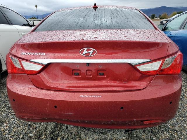 5NPEB4AC9DH680151 - 2013 HYUNDAI SONATA GLS RED photo 6