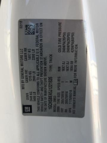 1GCHSBEA5J1221826 - 2018 CHEVROLET COLORADO თეთრი ფოტო 12